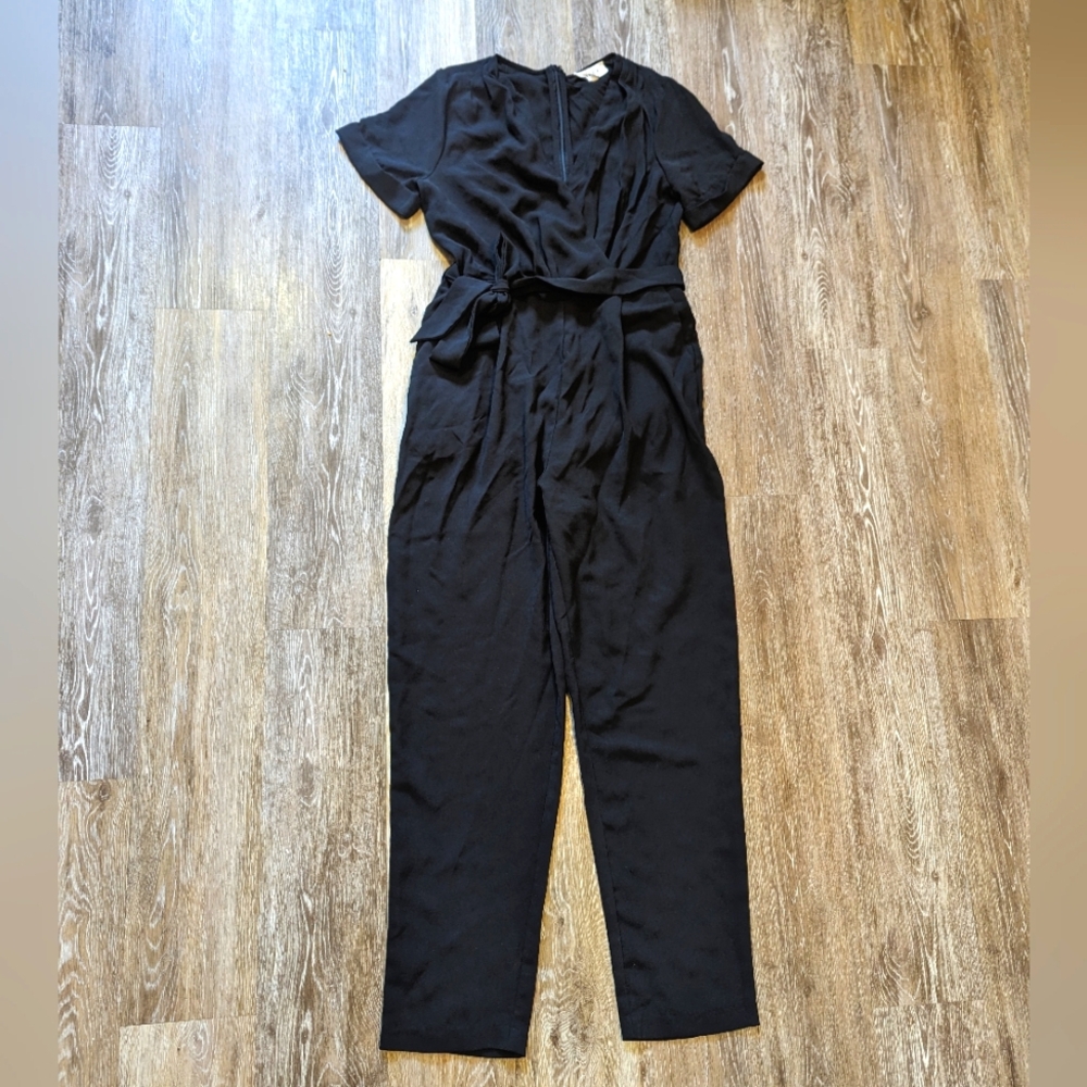 Gilli womens black jumpsuit size M